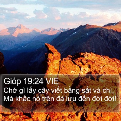 Gióp 19:24 VIE Bible Verse Image