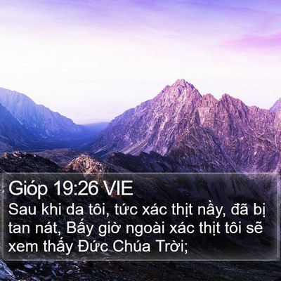 Gióp 19:26 VIE Bible Verse Image