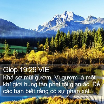Gióp 19:29 VIE Bible Verse Image