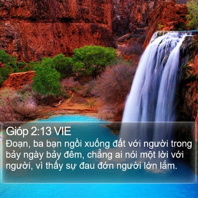 Gióp 2:13 VIE Bible Verse Image