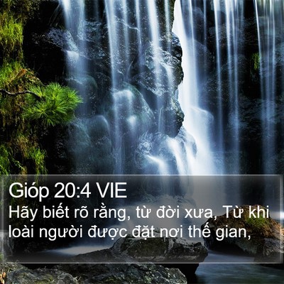 Gióp 20:4 VIE Bible Verse Image