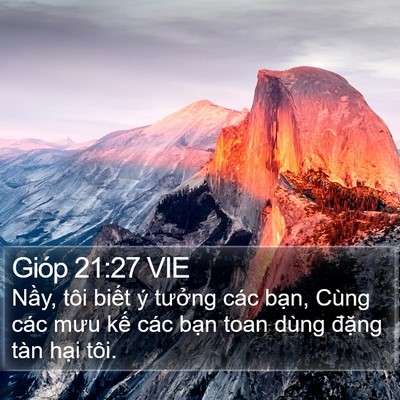 Gióp 21:27 VIE Bible Verse Image
