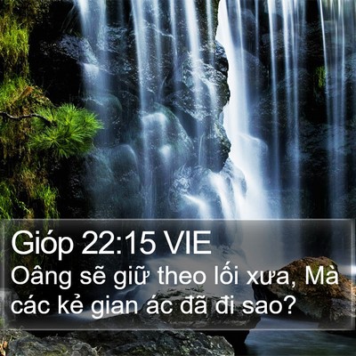 Gióp 22:15 VIE Bible Verse Image