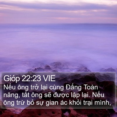 Gióp 22:23 VIE Bible Verse Image