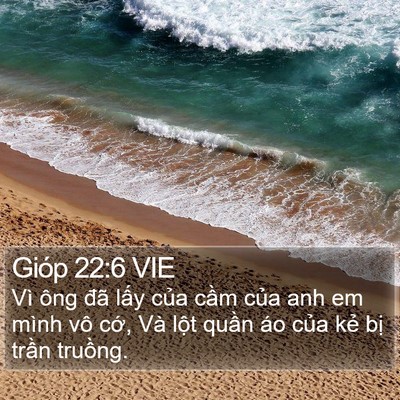 Gióp 22:6 VIE Bible Verse Image