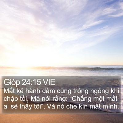 Gióp 24:15 VIE Bible Verse Image