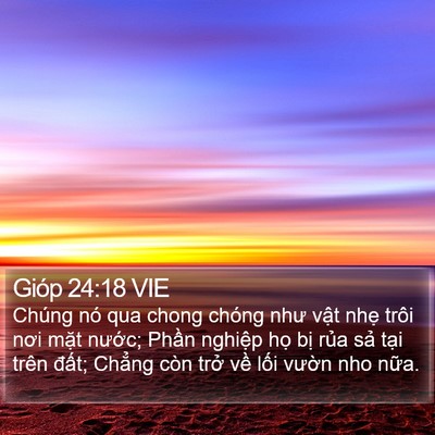 Gióp 24:18 VIE Bible Verse Image