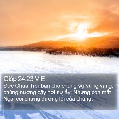 Gióp 24:23 VIE Bible Verse Image