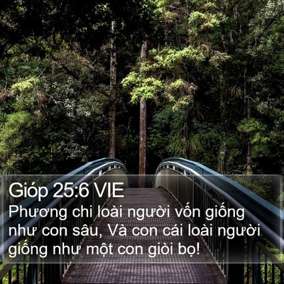Gióp 25:6 VIE Bible Verse Image