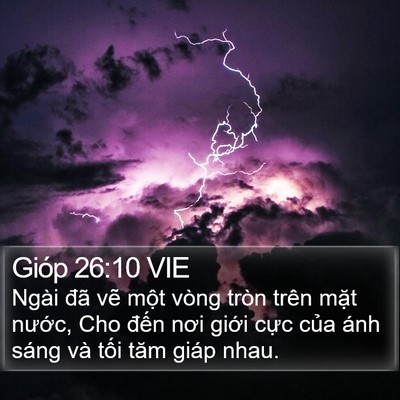 Gióp 26:10 VIE Bible Verse Image