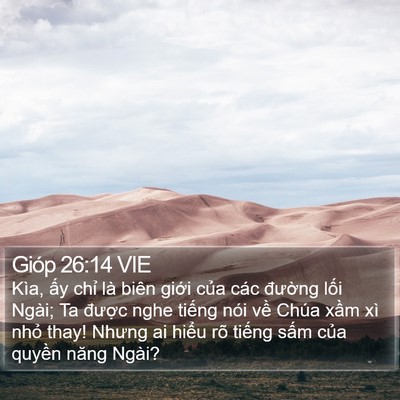 Gióp 26:14 VIE Bible Verse Image