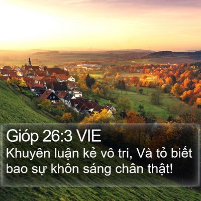 Gióp 26:3 VIE Bible Verse Image