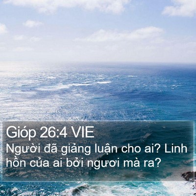 Gióp 26:4 VIE Bible Verse Image