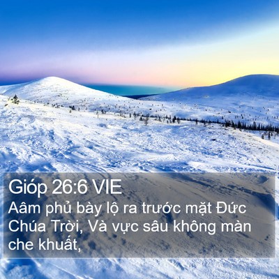Gióp 26:6 VIE Bible Verse Image