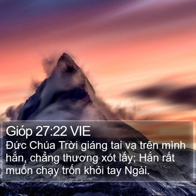 Gióp 27:22 VIE Bible Verse Image
