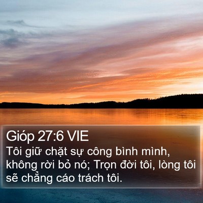 Gióp 27:6 VIE Bible Verse Image