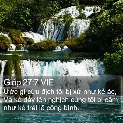 Gióp 27:7 VIE Bible Verse Image