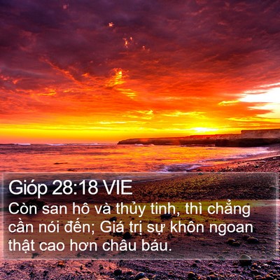 Gióp 28:18 VIE Bible Verse Image