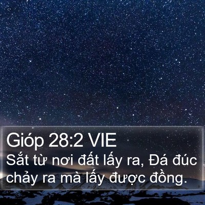 Gióp 28:2 VIE Bible Verse Image