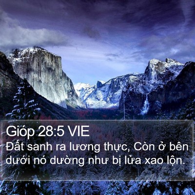 Gióp 28:5 VIE Bible Verse Image