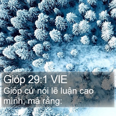 Gióp 29:1 VIE Bible Verse Image