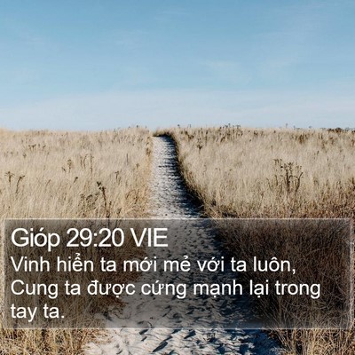 Gióp 29:20 VIE Bible Verse Image