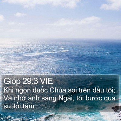 Gióp 29:3 VIE Bible Verse Image