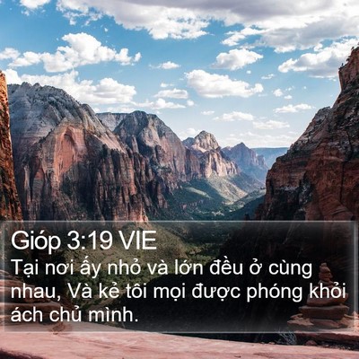 Gióp 3:19 VIE Bible Verse Image
