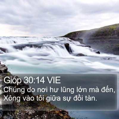 Gióp 30:14 VIE Bible Verse Image