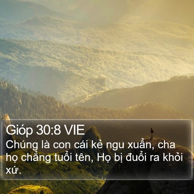 Gióp 30:8 VIE Bible Verse Image