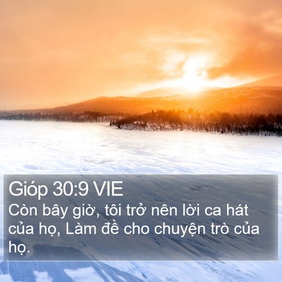 Gióp 30:9 VIE Bible Verse Image