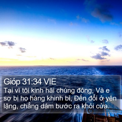Gióp 31:34 VIE Bible Verse Image