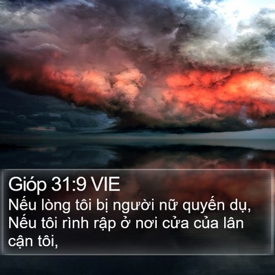 Gióp 31:9 VIE Bible Verse Image