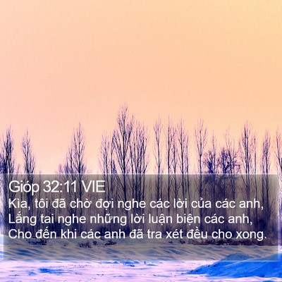 Gióp 32:11 VIE Bible Verse Image