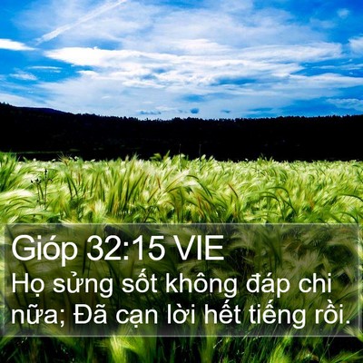 Gióp 32:15 VIE Bible Verse Image