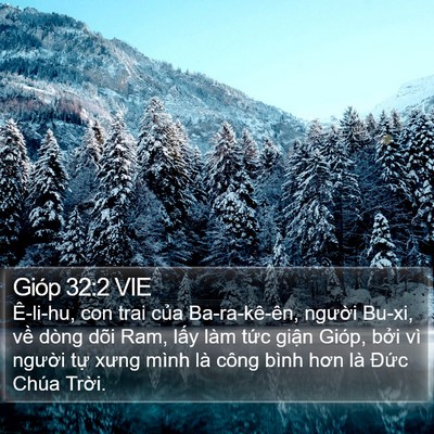 Gióp 32:2 VIE Bible Verse Image