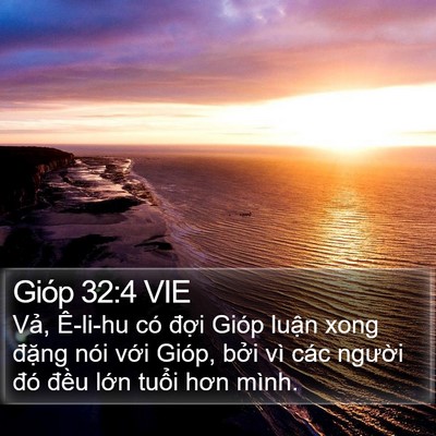 Gióp 32:4 VIE Bible Verse Image