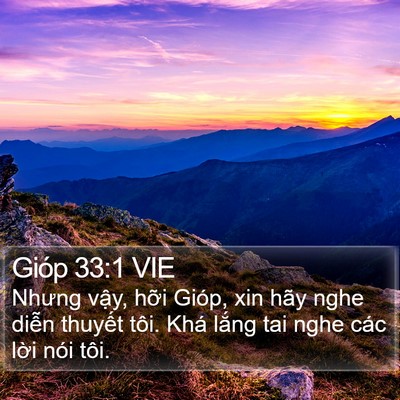 Gióp 33:1 VIE Bible Verse Image