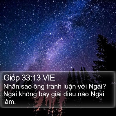 Gióp 33:13 VIE Bible Verse Image