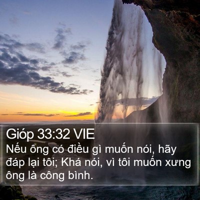 Gióp 33:32 VIE Bible Verse Image