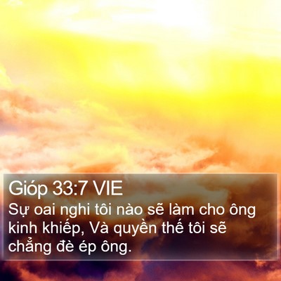 Gióp 33:7 VIE Bible Verse Image