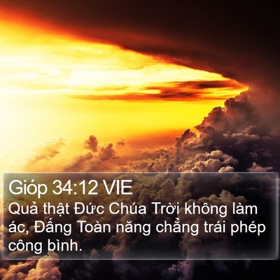 Gióp 34:12 VIE Bible Verse Image