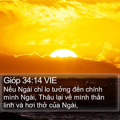 Gióp 34:14 VIE Bible Verse Image