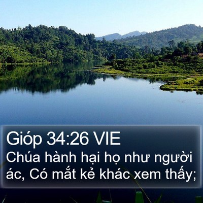Gióp 34:26 VIE Bible Verse Image
