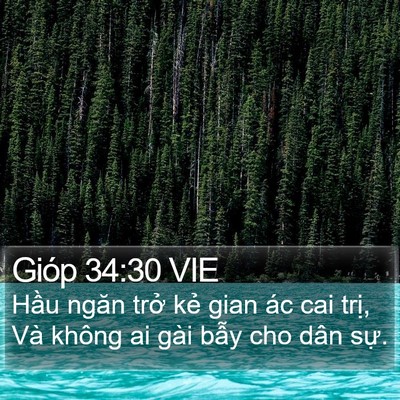Gióp 34:30 VIE Bible Verse Image