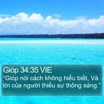 Gióp 34:35 VIE Bible Verse Image