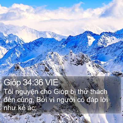 Gióp 34:36 VIE Bible Verse Image