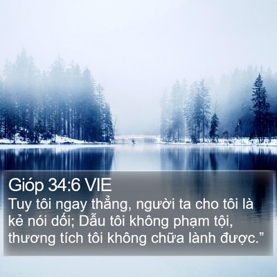 Gióp 34:6 VIE Bible Verse Image