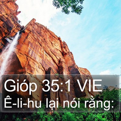 Gióp 35:1 VIE Bible Verse Image