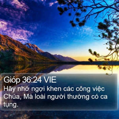 Gióp 36:24 VIE Bible Verse Image